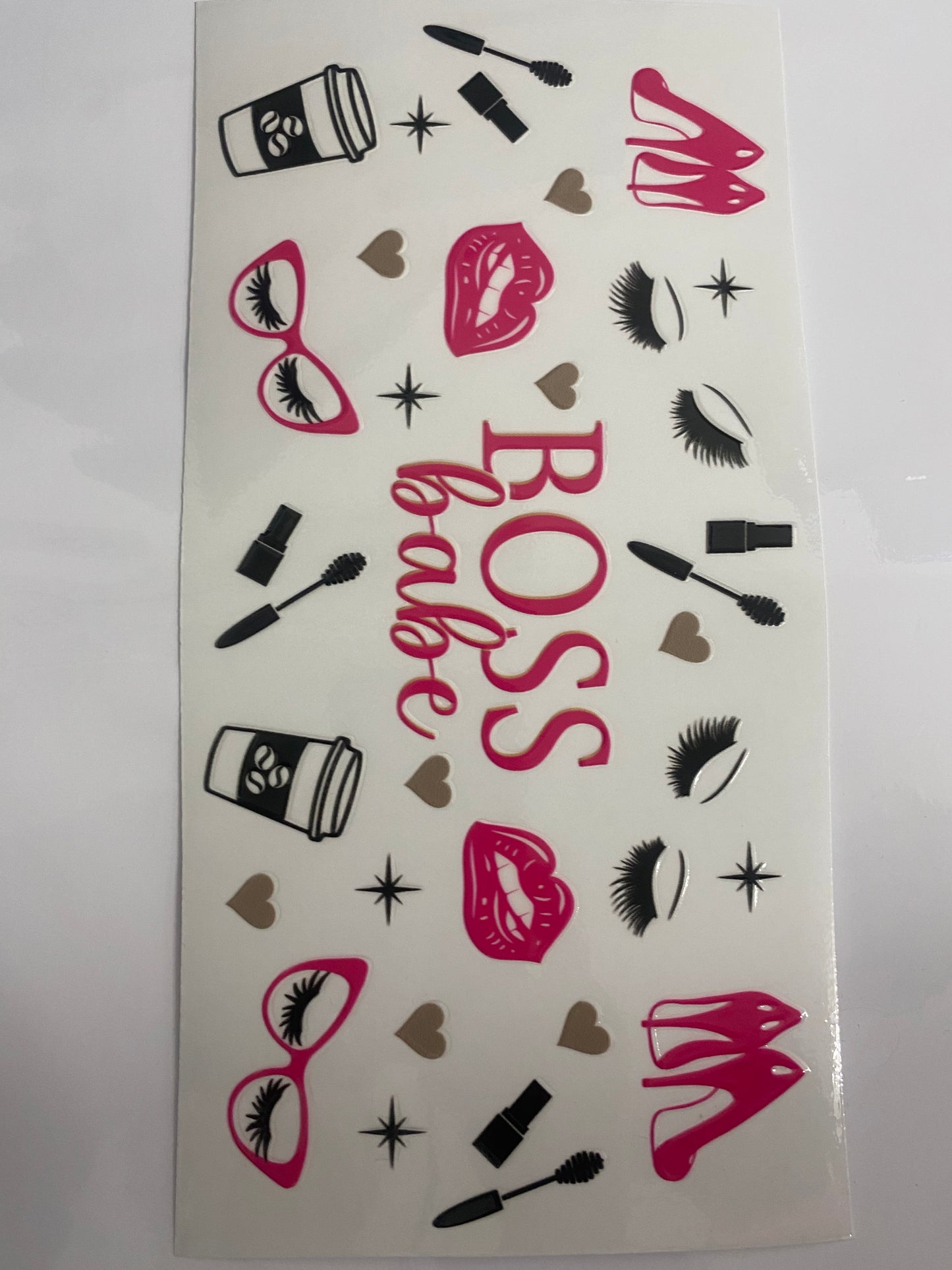#63 16oz UVDTF Bossy babe