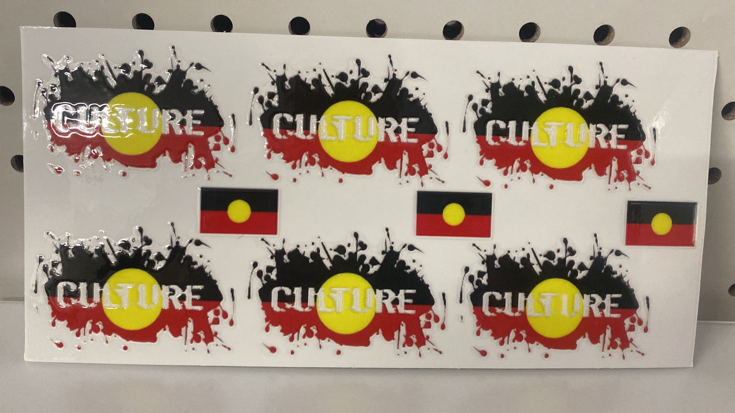 18# 16oz UVDTF Culture Splash Flag