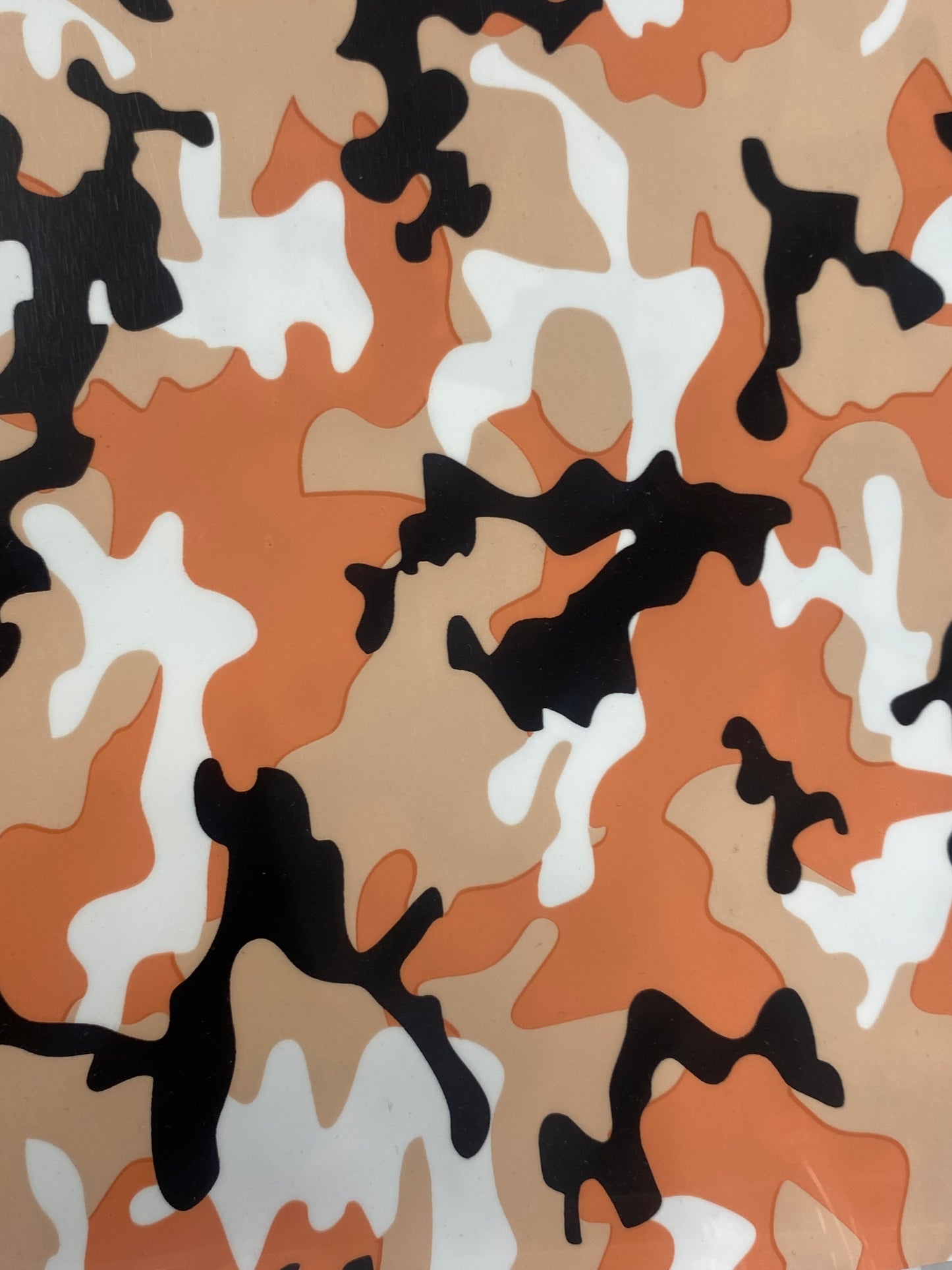 HTV PU Designs - Camo Orange PU027
