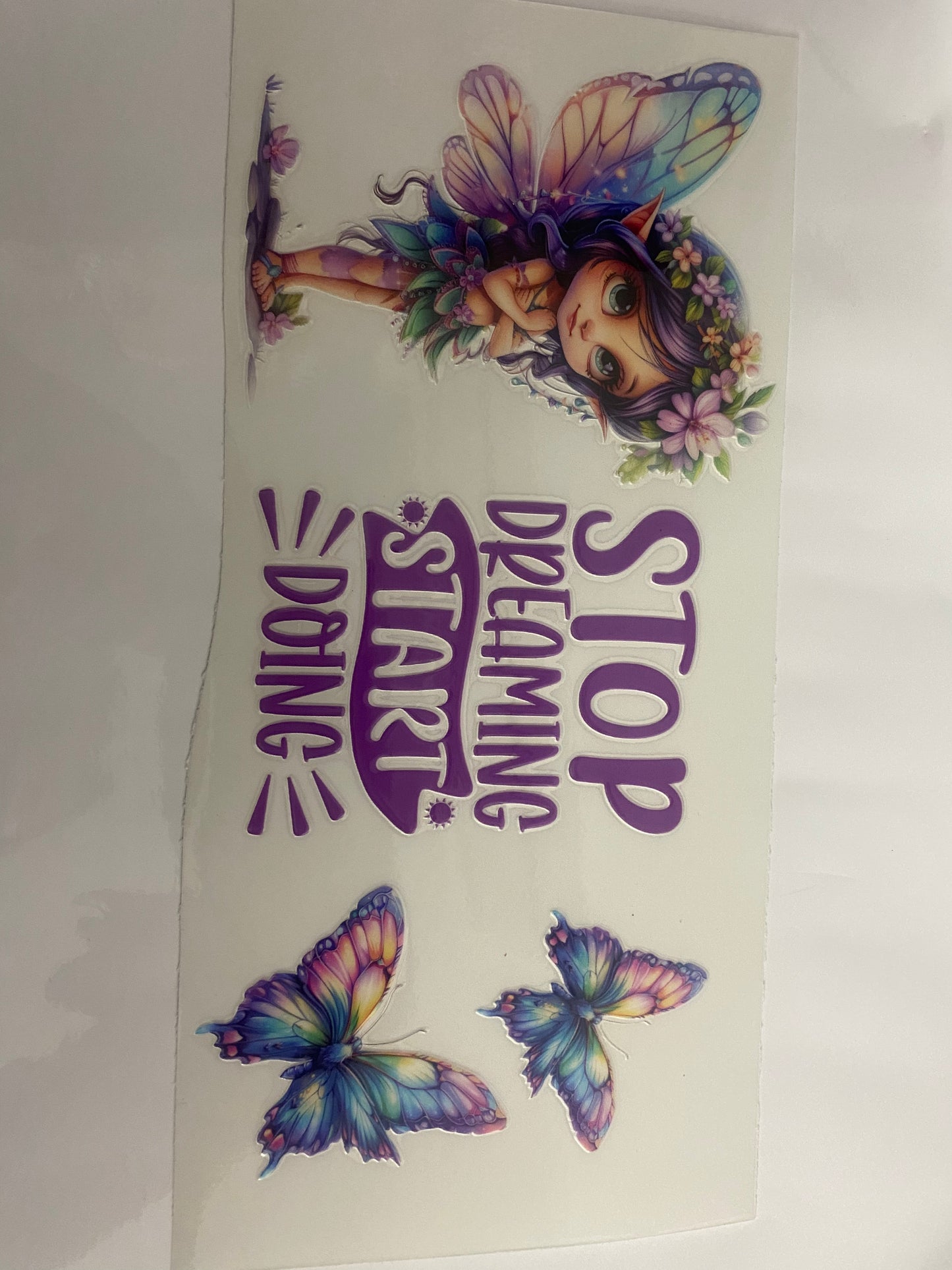 #106 16oz UVDTF Stop Dreaming