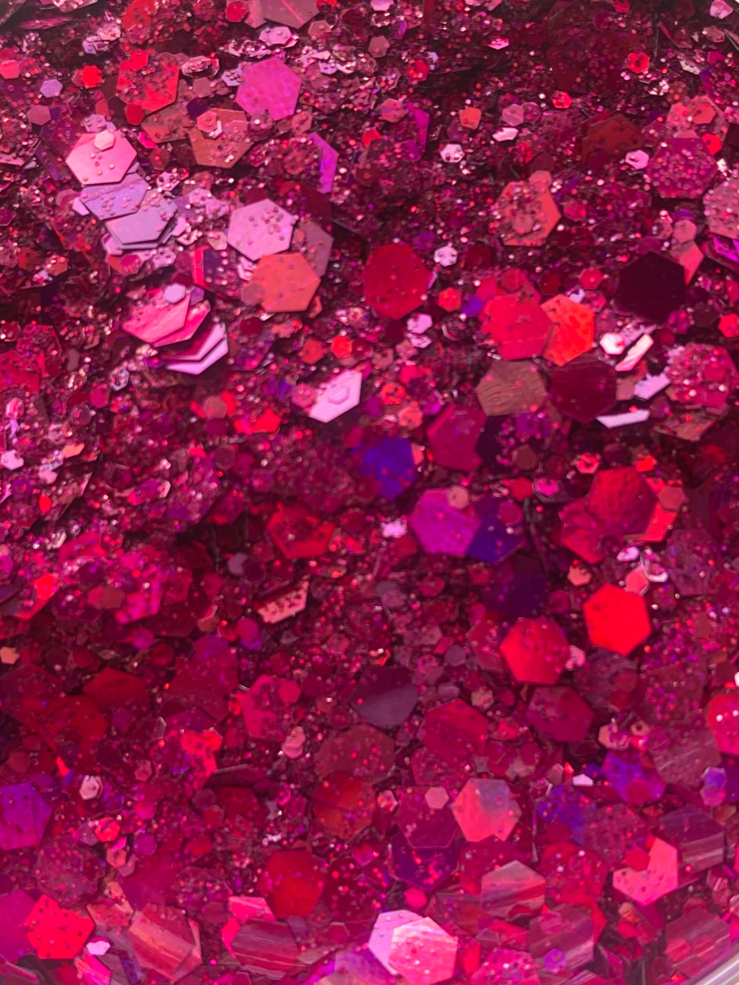 Chunky Mix Glitter C119 Magenta Illuminated 50g