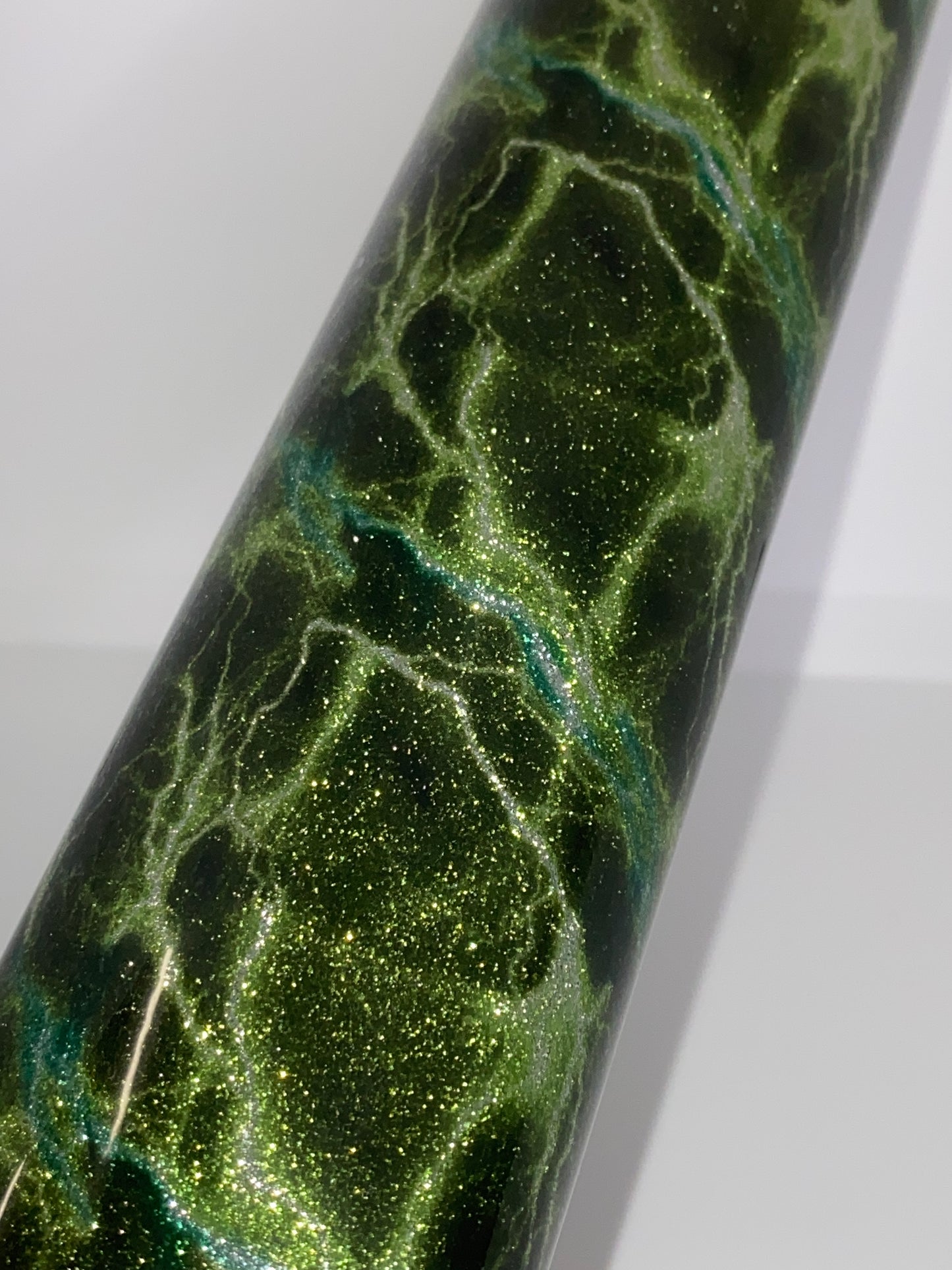 HTV Mystical Lightning Glitter - Green ML003