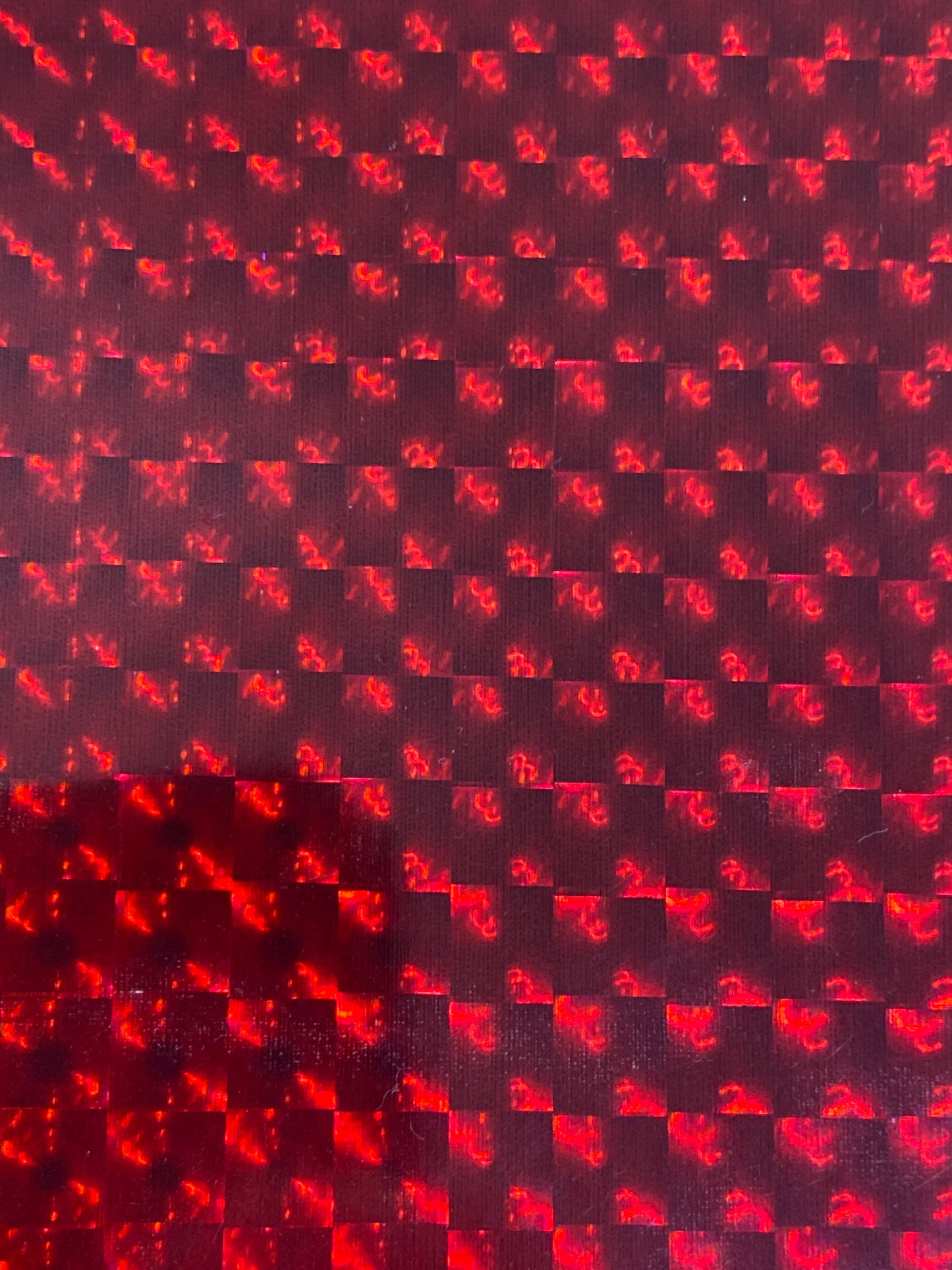 HTV Metallic Laser Cube - Red MC006