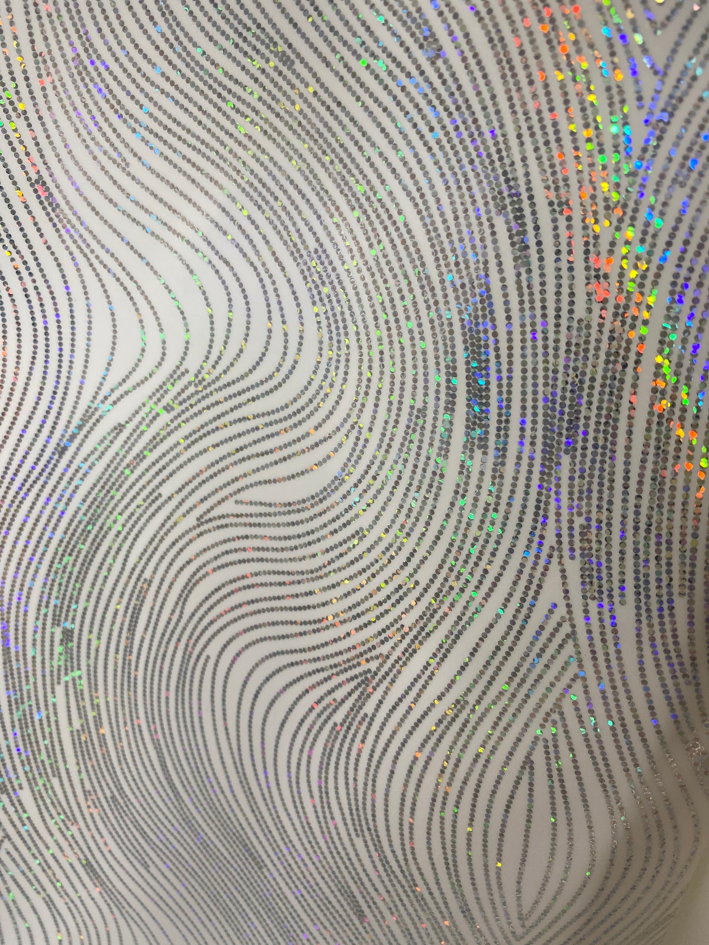 HTV Holographic Waves - White Waves HC005