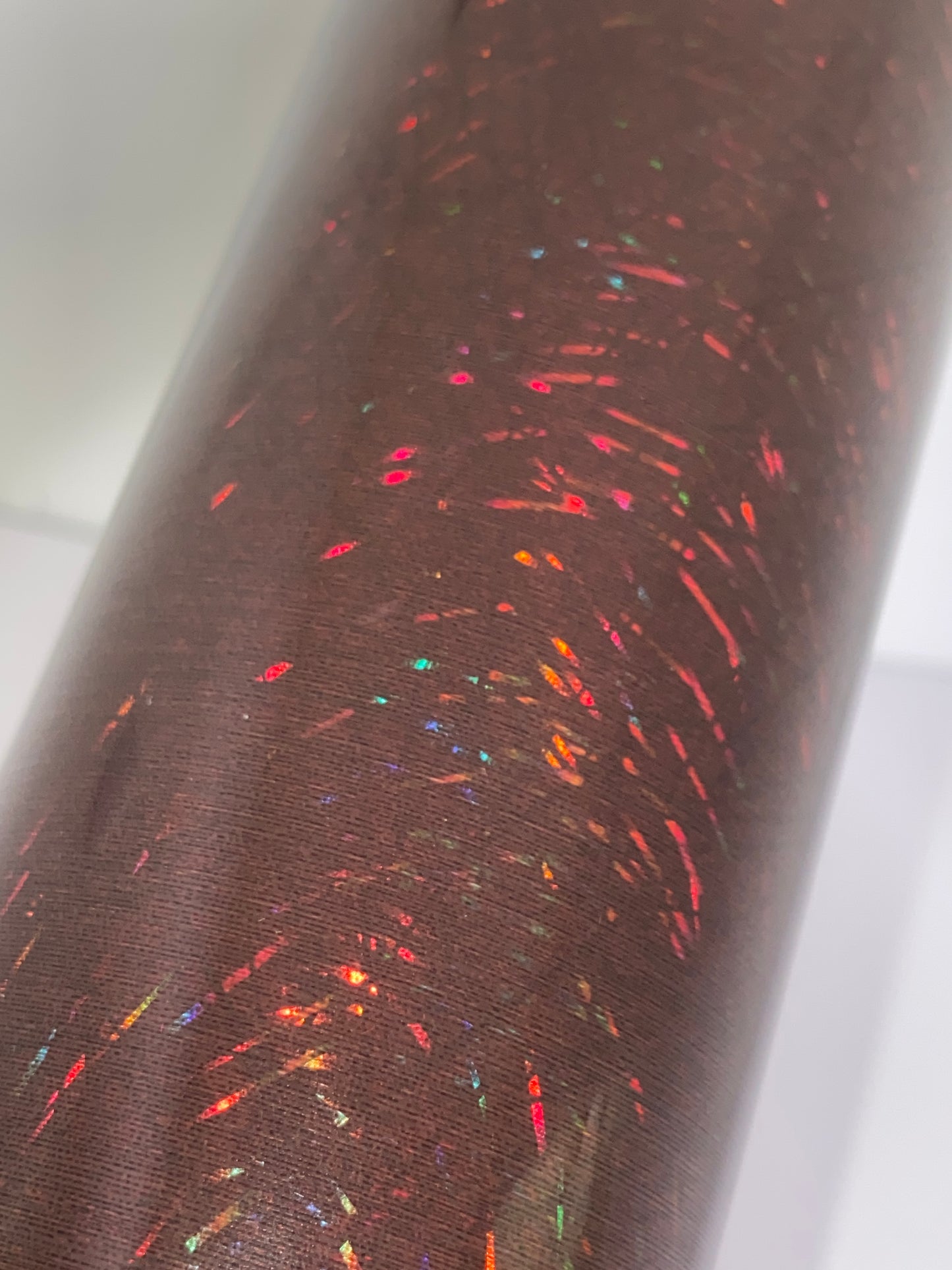 HTV Metallic Laser Fiber Glass - Mahogany FG007
