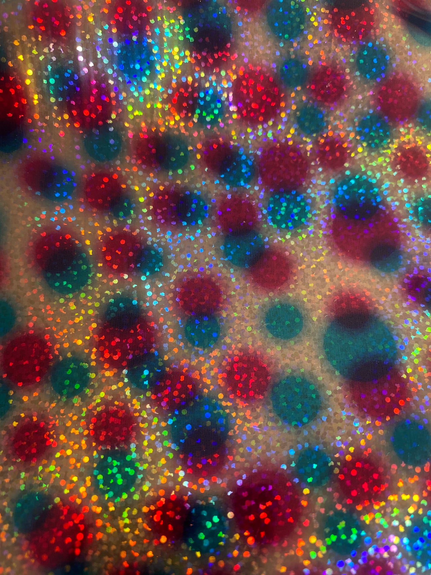 HTV Metallic Diamond Laser - Poka Dots DL010