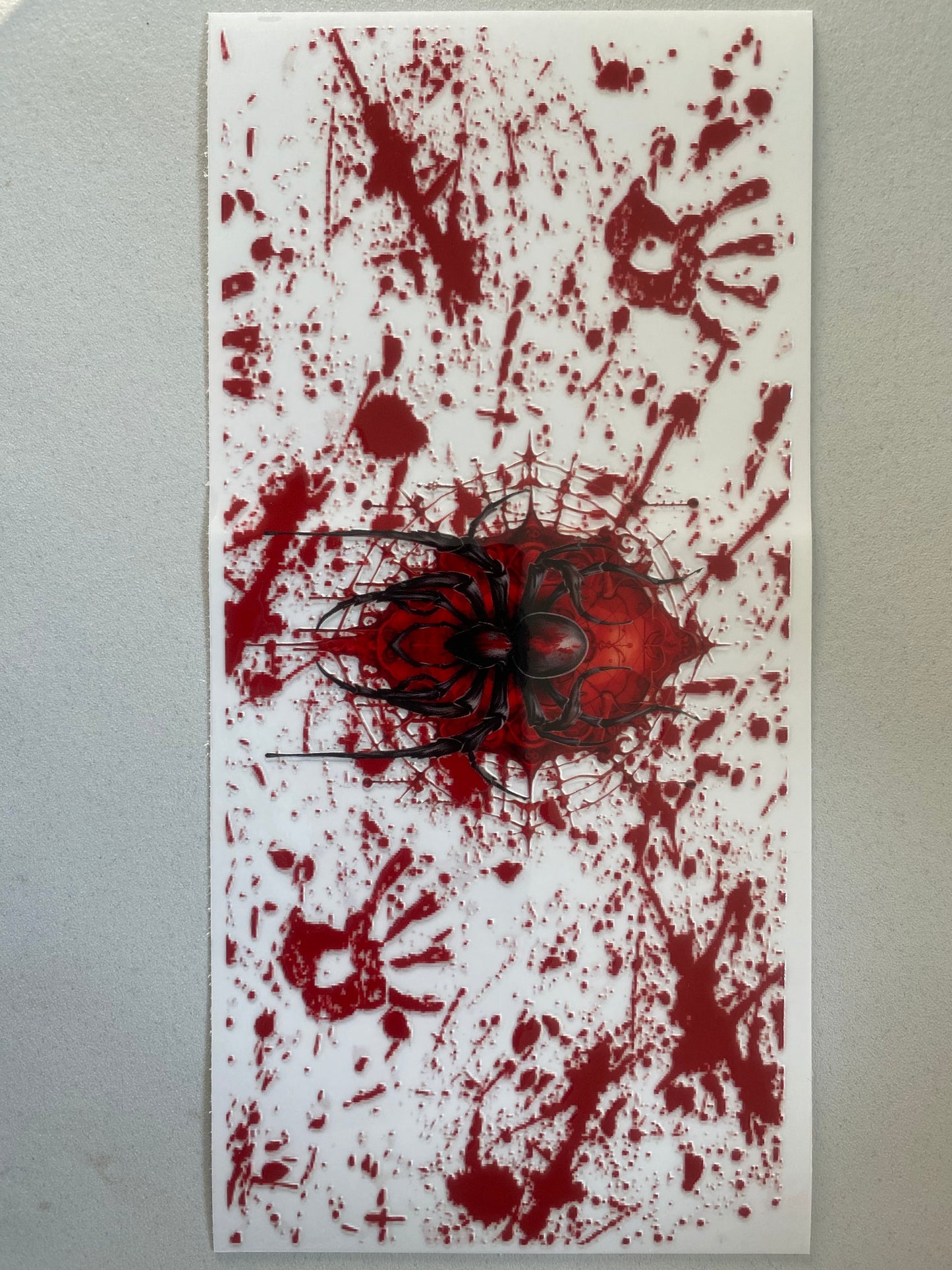 1# 16oz UVDTF Blood Spider 1