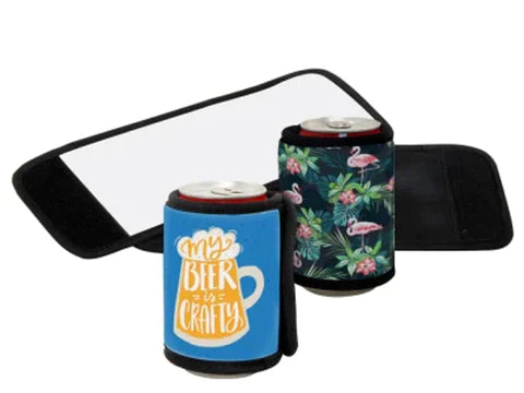 Neoprene Can Cooler Velcro Stitched