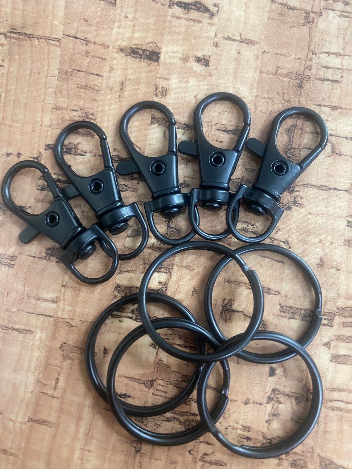 Lobster Claw Keychain Clasp 5pcs 3cm