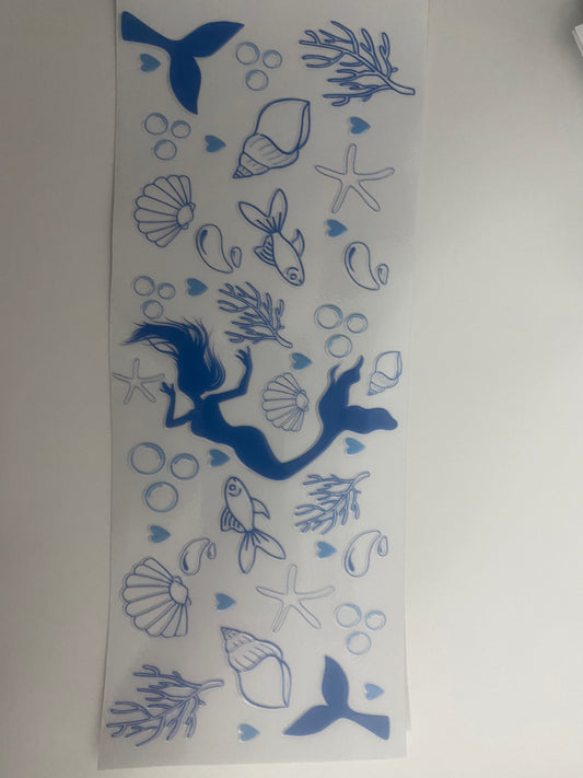 #93 16oz UVDTF Mermaid