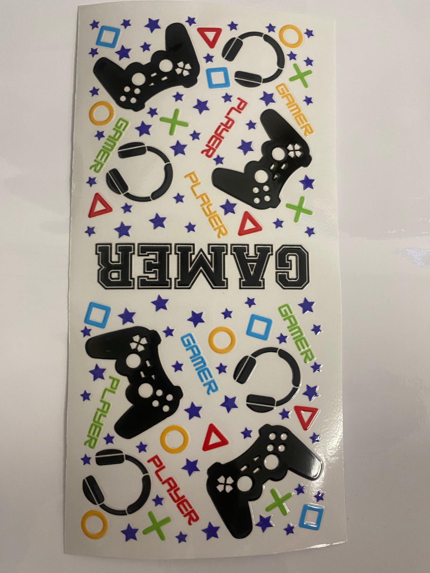 #65 16oz UVDTF Gamer