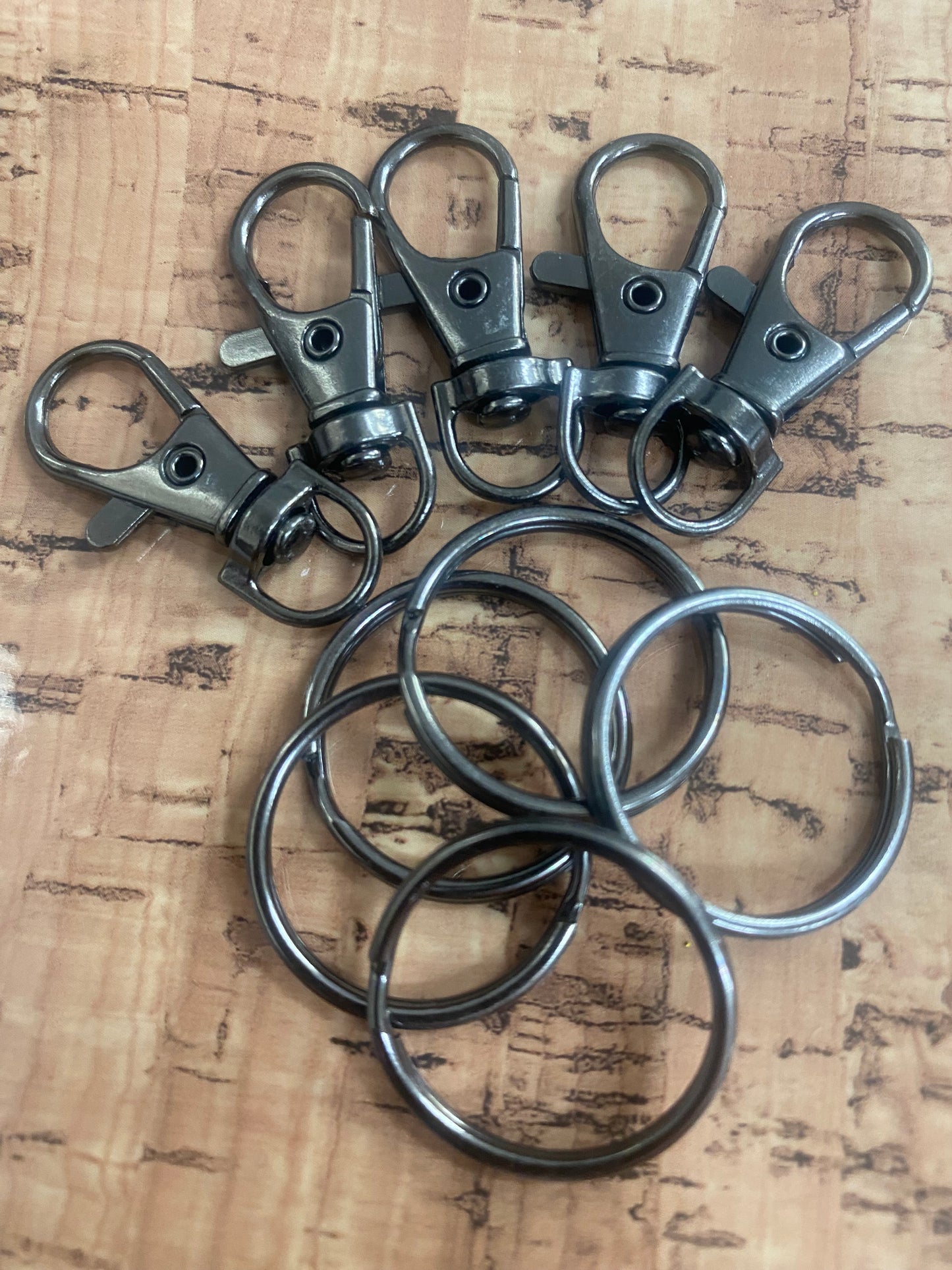 Lobster Claw Keychain Clasp 5pcs 3cm