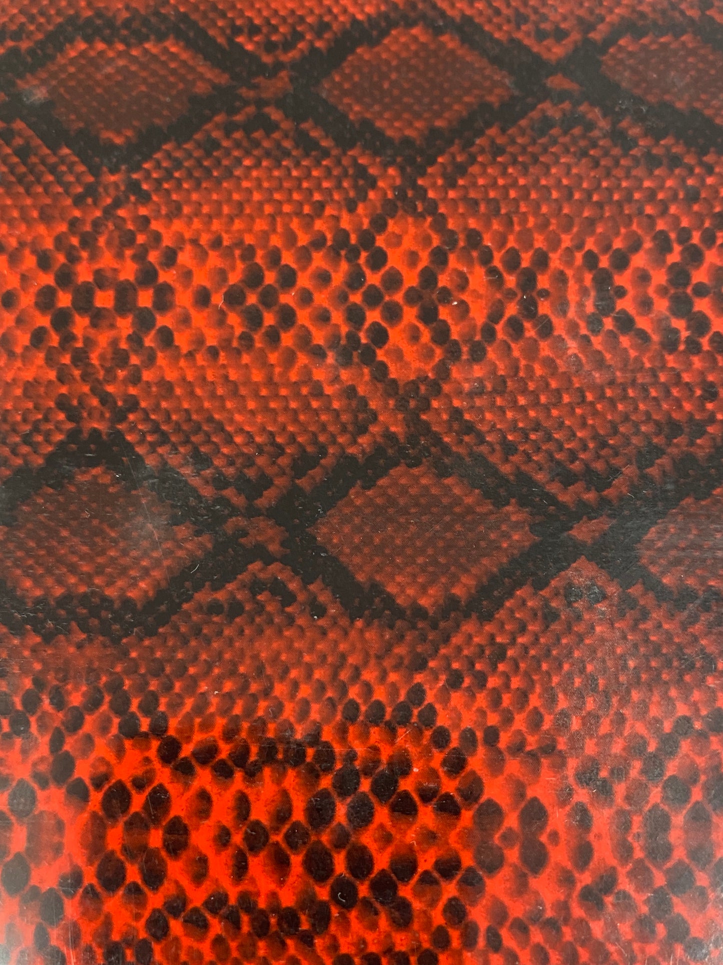 HTV Animal PU Designs - Red Snake Skin AP002