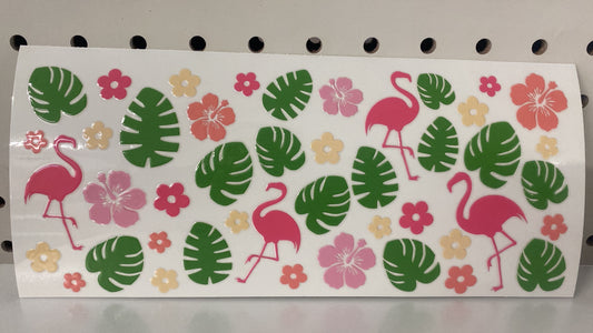 28# 16oz UVDTF Pink Flamingo