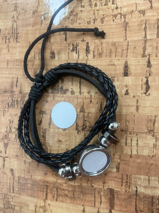 Sublimation Faux Leather Bracelet