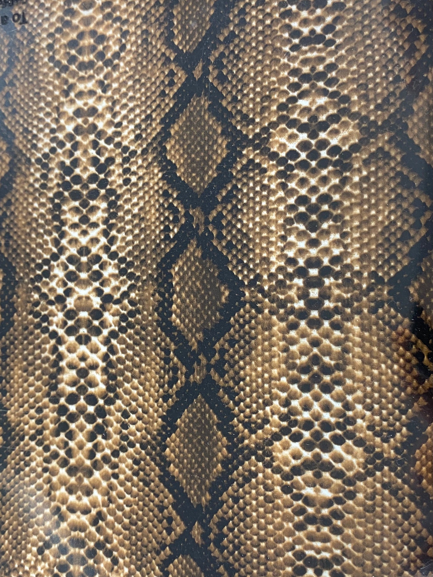 HTV Animal PU Designs - Brown Snake Skin AP003