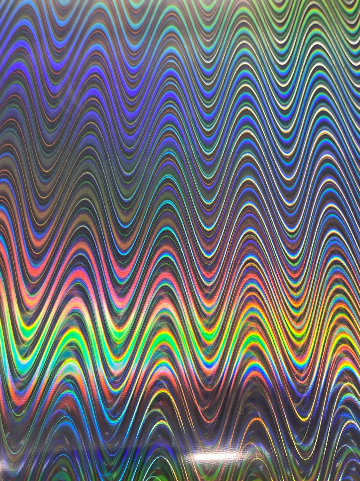 HTV Metallic/Holographic Designs - Silver Wave LD004