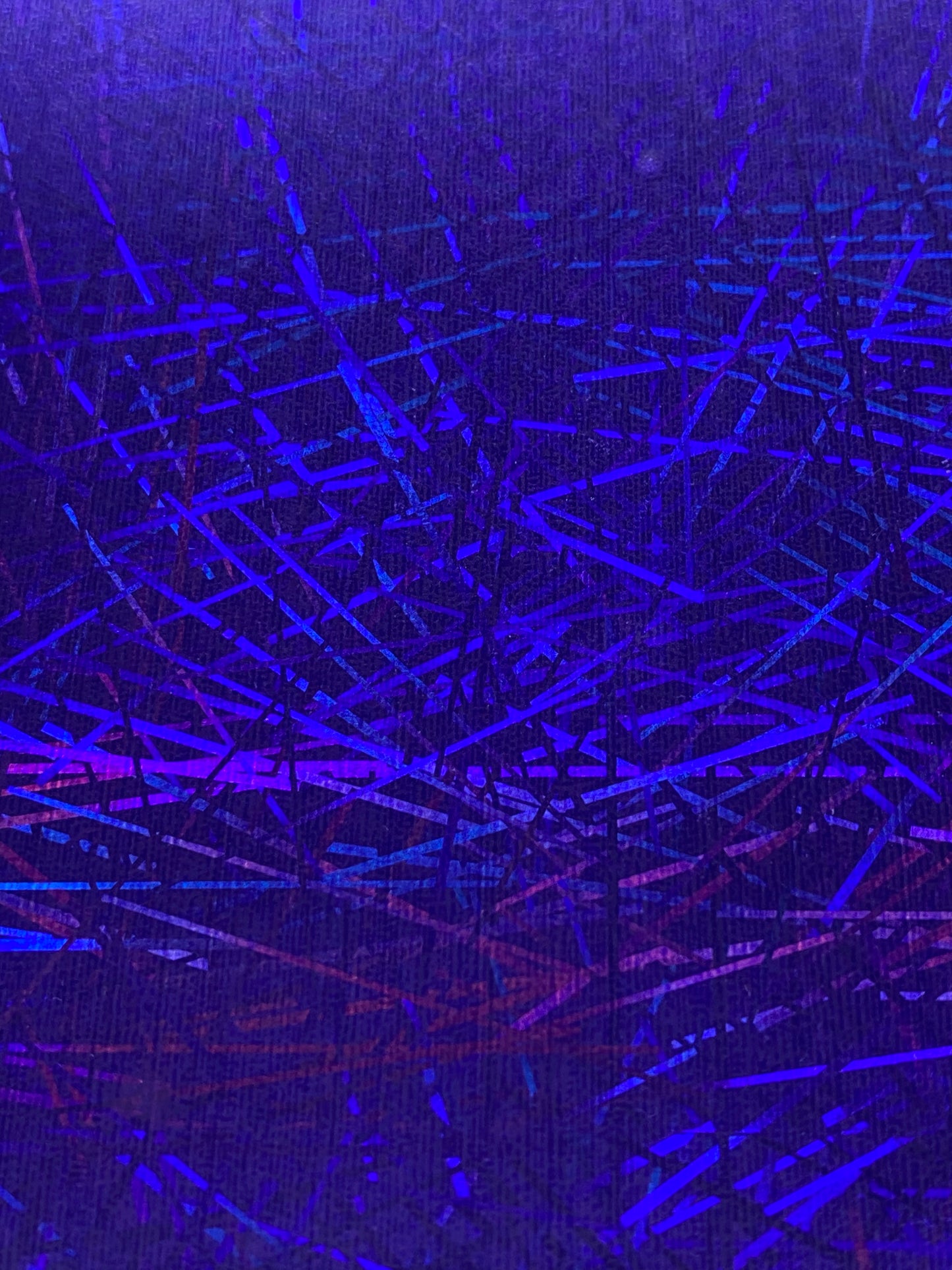 HTV Metallic Laser Fiber Glass - Blue FG005
