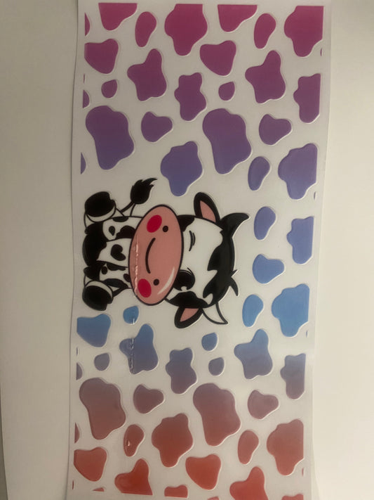 #107 16oz UVDTF Happy Cow