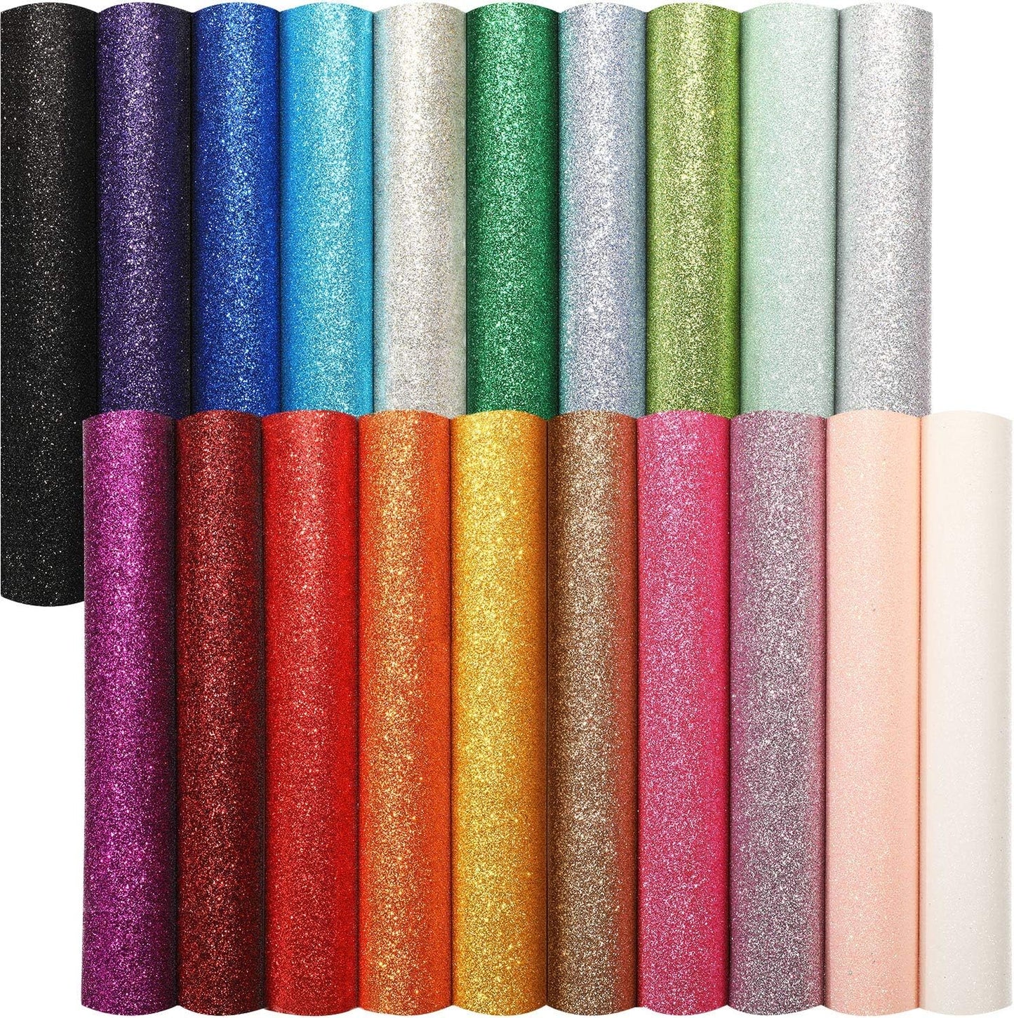 Faux Leather Fine Glitter Series