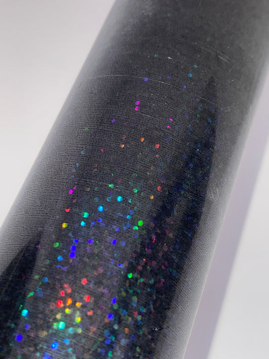 HTV Metallic Diamond Dot Laser - Black DL009