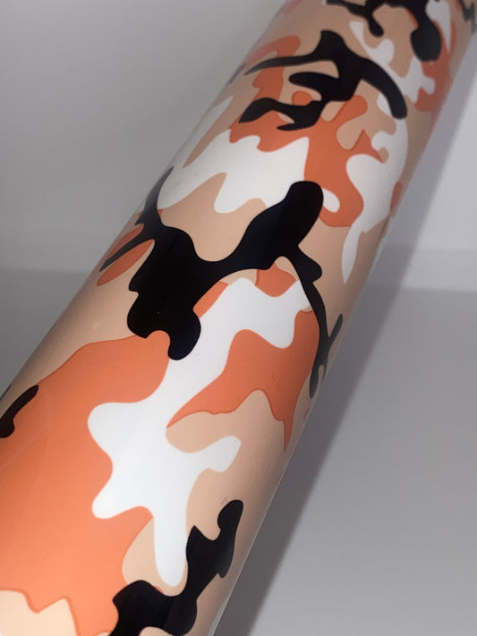 HTV PU Designs - Camo Orange  PU027