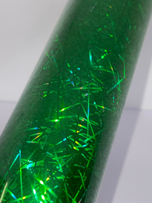 HTV Metallic Laser Fiber Glass - Green FG006
