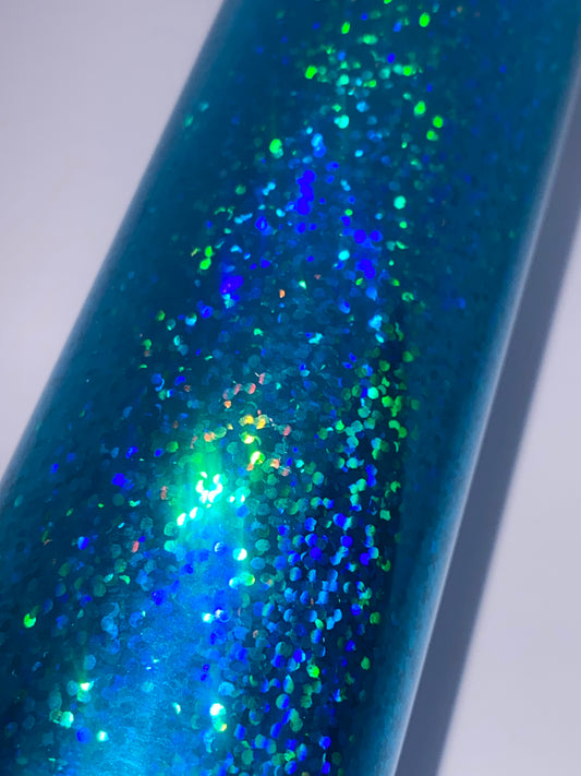 HTV Metallic Diamond Dot Laser - Sky Blue DL005