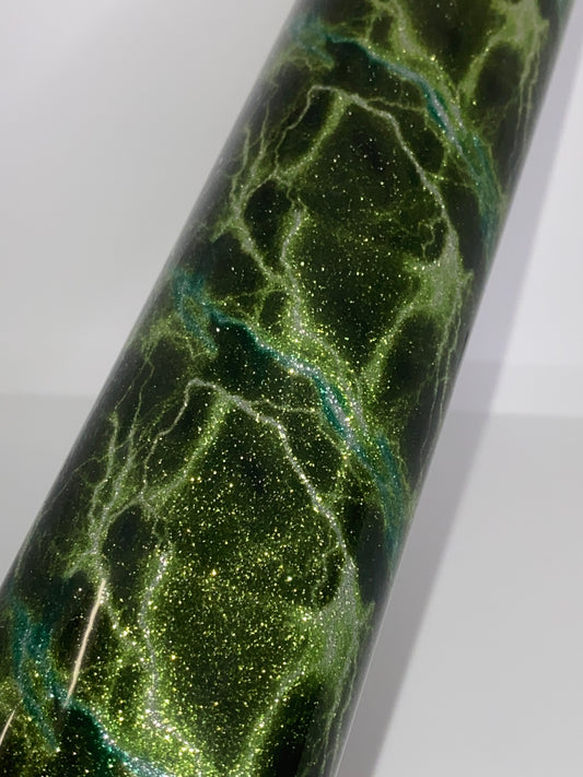 HTV Mystical Lightning Glitter - Green  ML003