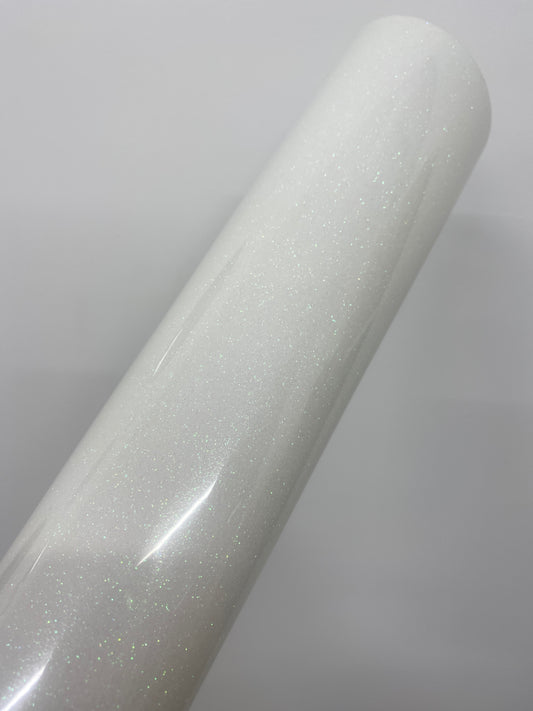 HTV Glowing Glitter - White Glow GG001