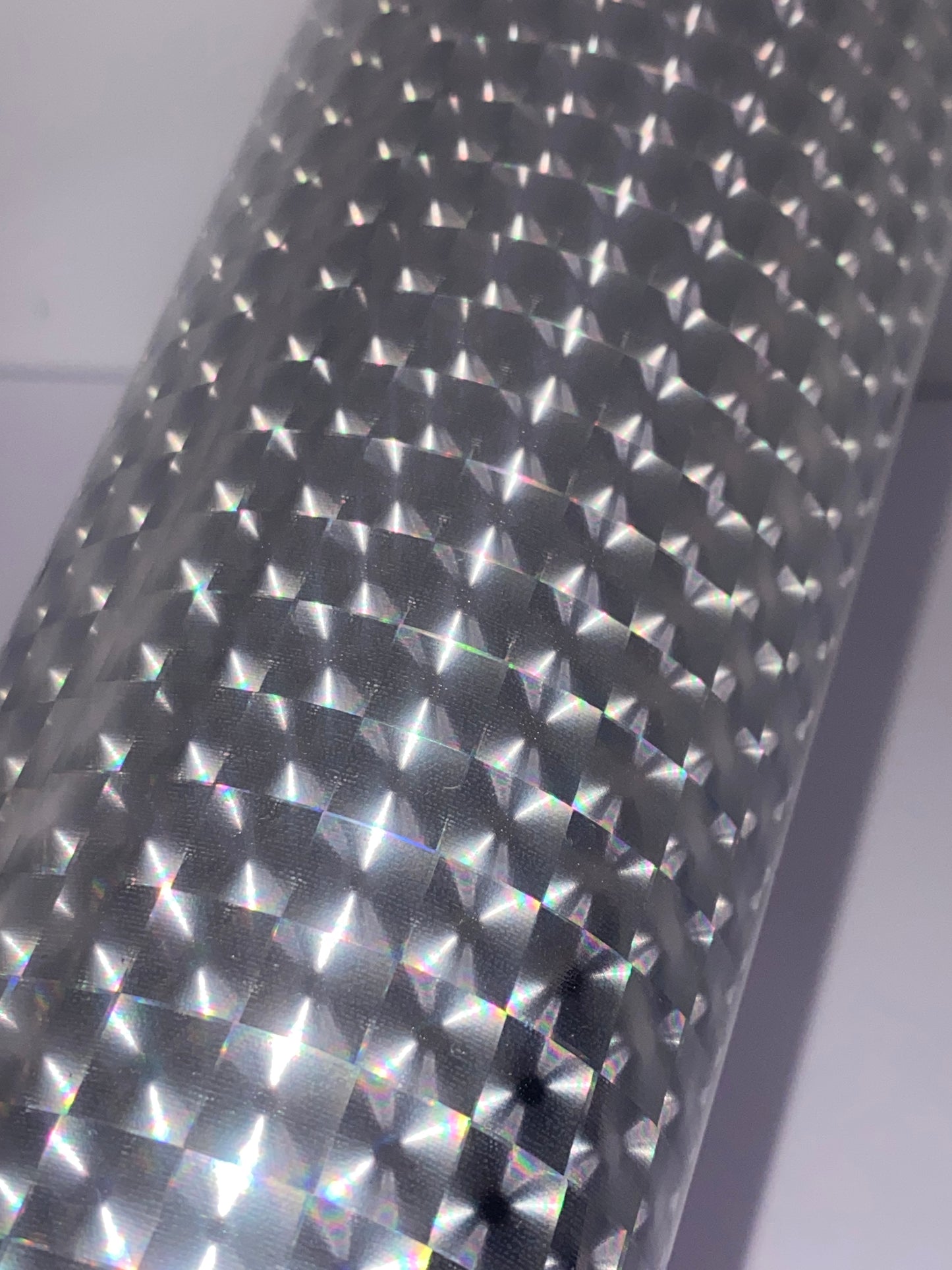 HTV Metallic Laser Cube - Silver MC001