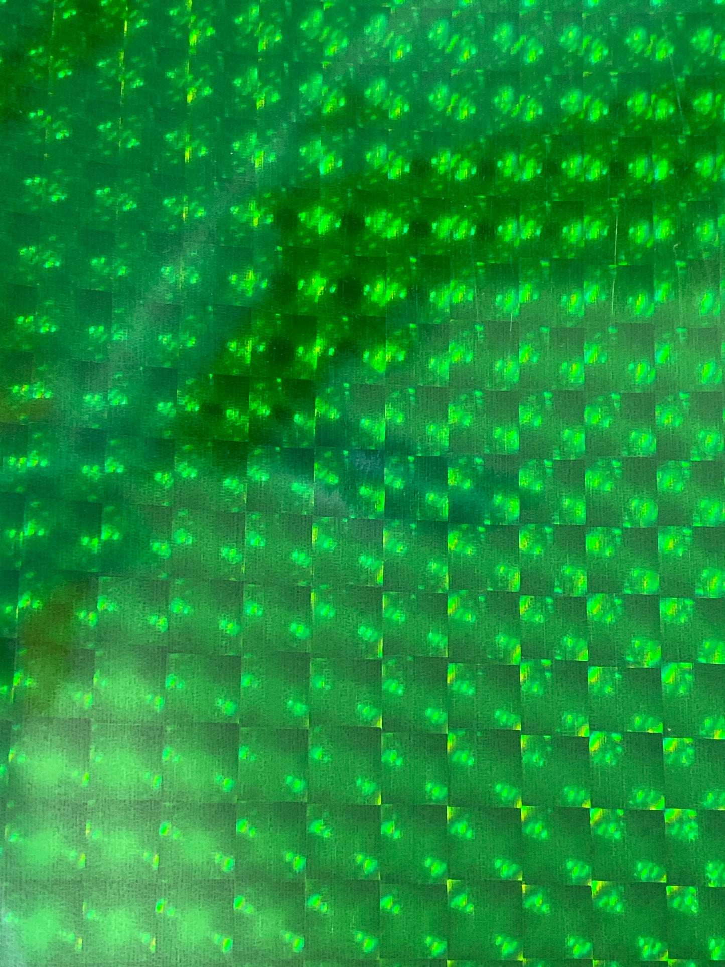 HTV Metallic Laser Cube - Green MC004