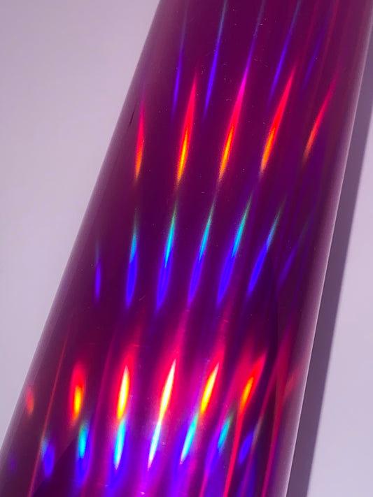 HTV Metallic Holographic - Hot Pink LL006
