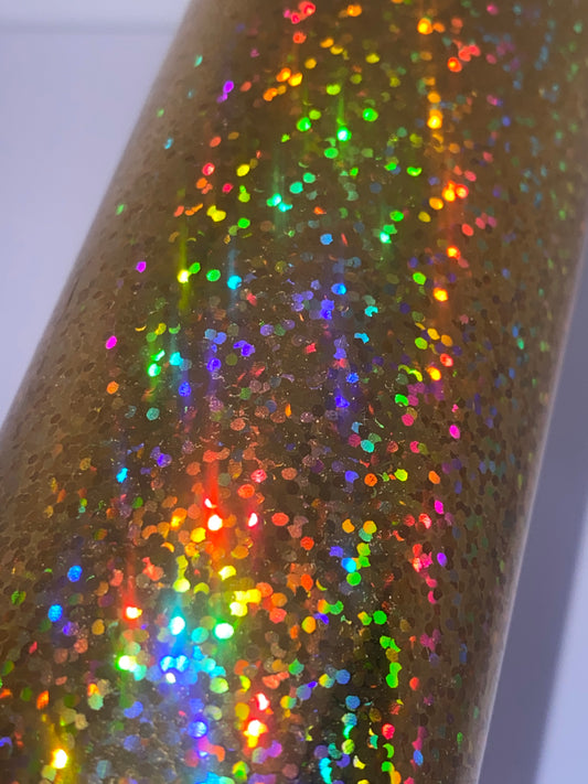 HTV Metallic Diamond Dot Laser - Gold DL002