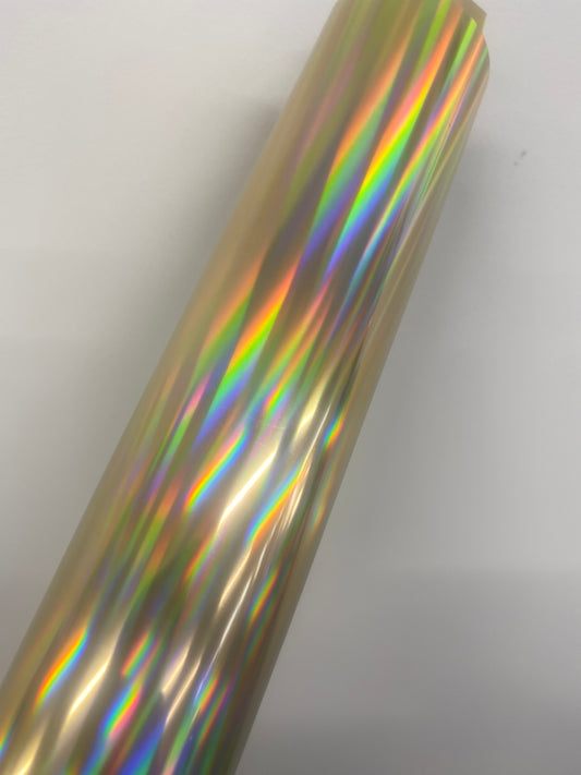 HTV Metallic Holographic - Gold ML002