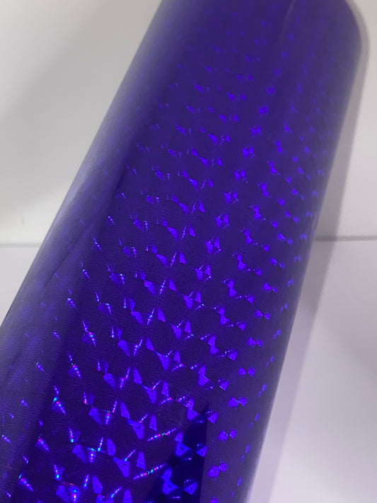 HTV Metallic Laser Cube - Blue/Purple MC003
