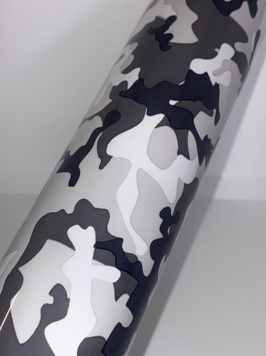 HTV PU Designs - Camo Grey  PU026