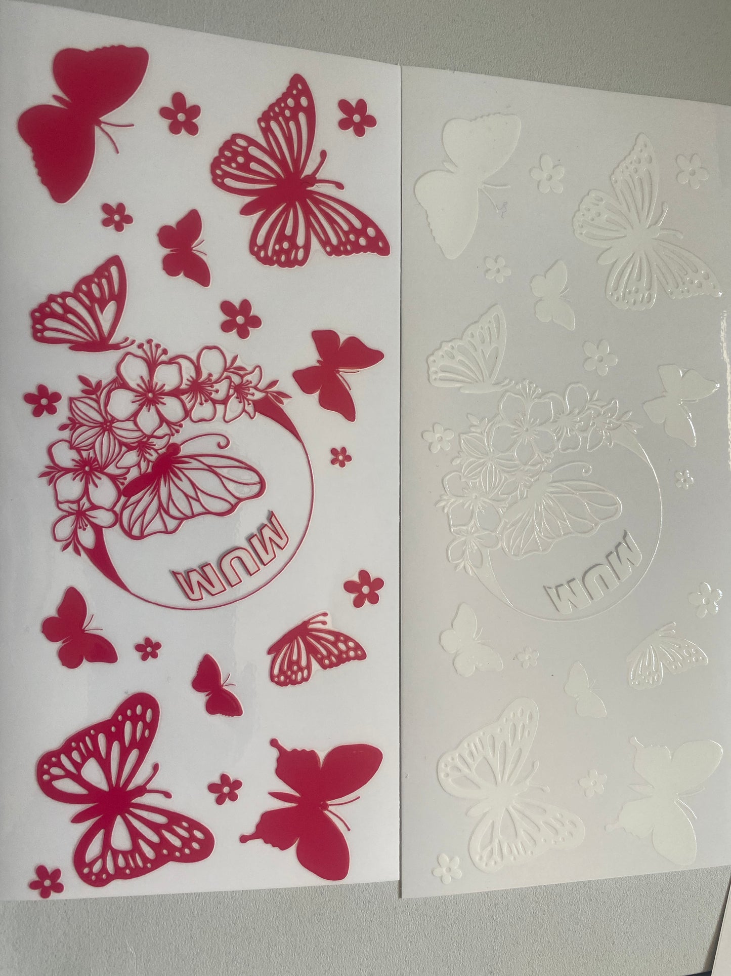 16oz UVDTF Mum Butterfly