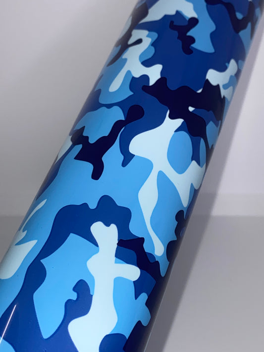 HTV PU Designs - Camo Blue  PU025
