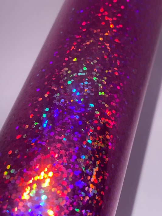 HTV Metallic Diamond Dot Laser - Pink DL008