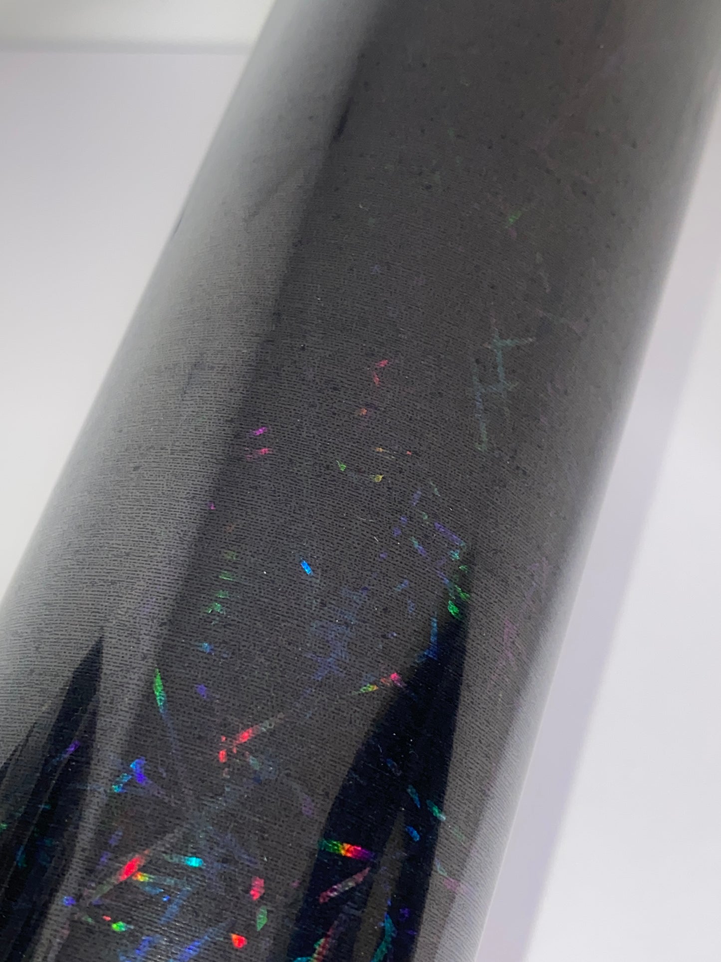 HTV Metallic Laser Fiber Glass - Black FG008