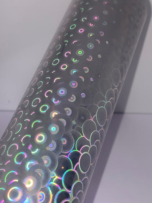HTV Metallic/Holographic Designs - CD Silver LD005