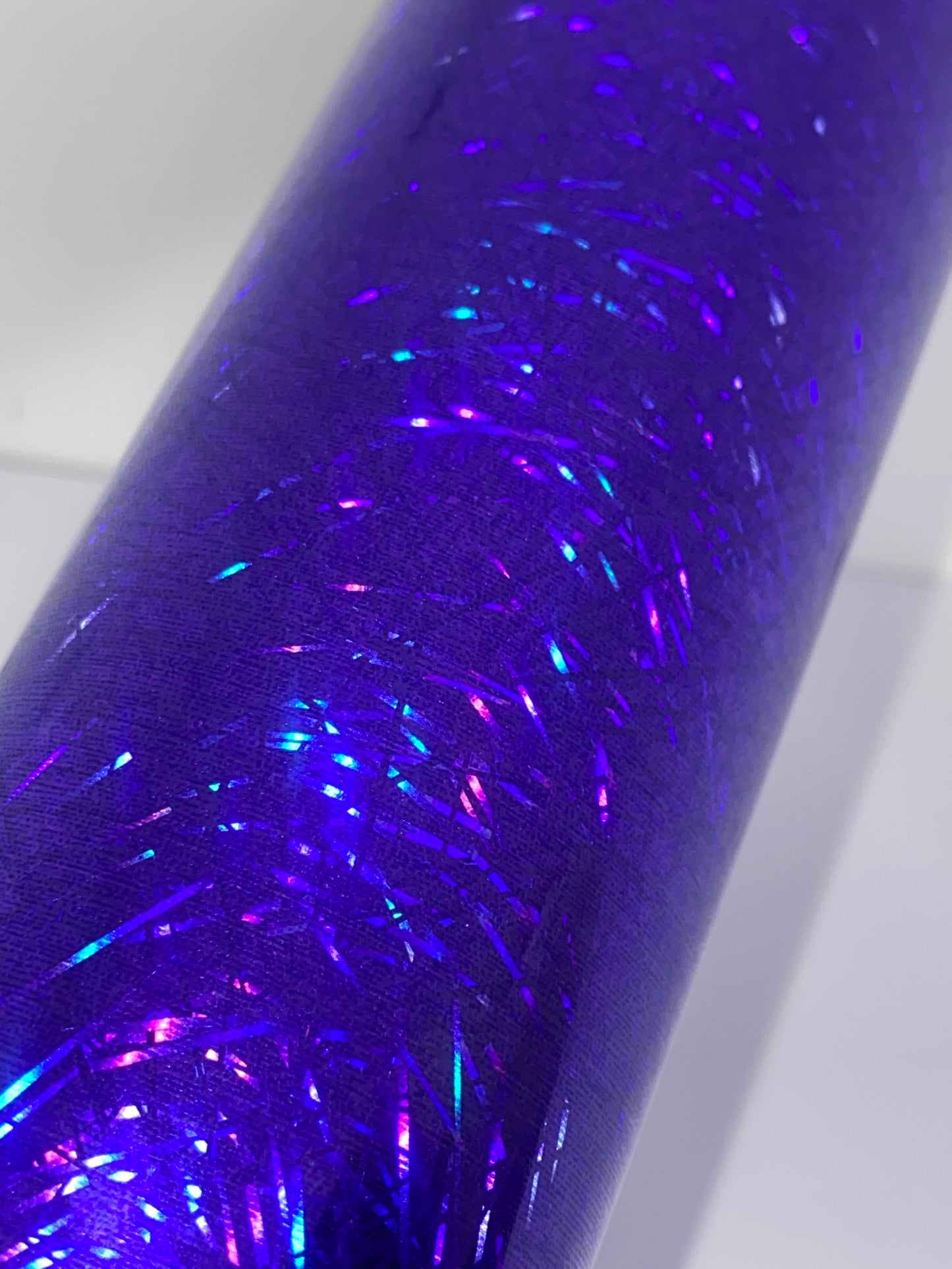 HTV Metallic Laser Fiber Glass - Blue FG005